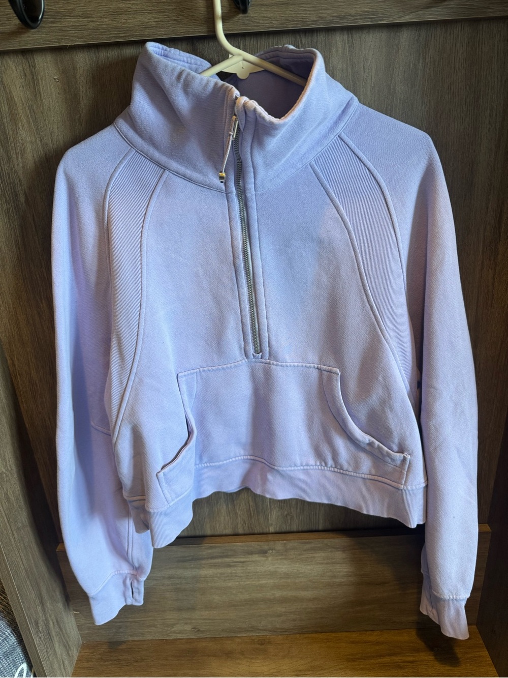 Lululemon Women's Lavender Half-Zip Pullover